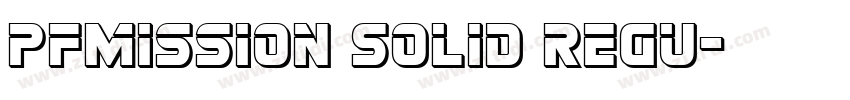 PFMission Solid Regu字体转换